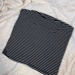 Striped tube top